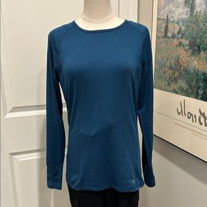 Danskin Now Women's Blue Long Sleeve Top